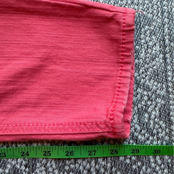 7 For All Mankind Skinny Jeans - Size 8 - Orange Coral, Stretchy, Comfortable - Picture 9 of 12